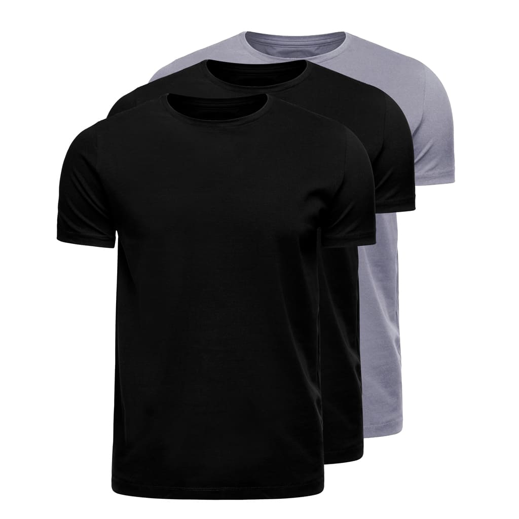 Kit 3 Camisetas Pima Premium